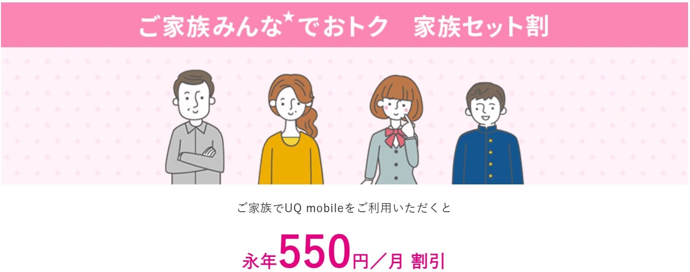 UQモバイル家族割