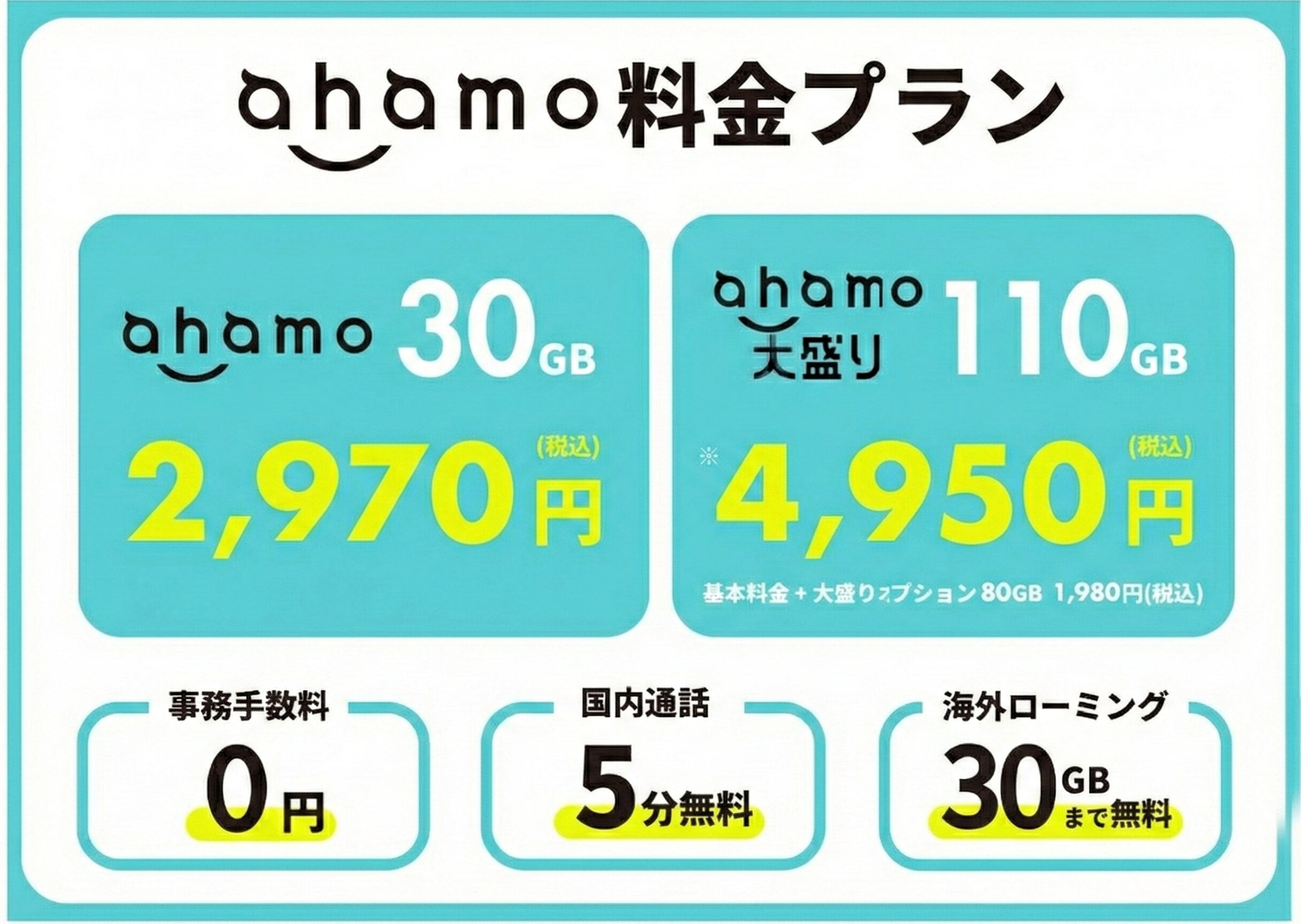 ahamo　料金プラン