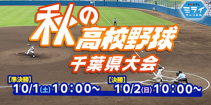 秋の高校野球 千葉県大会