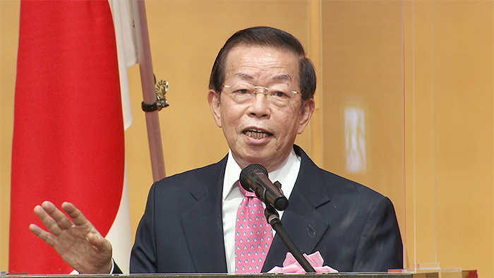 台北駐日経済文化代表処　謝長廷代表