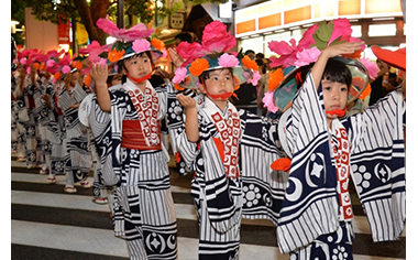 千葉の親子三代夏祭り